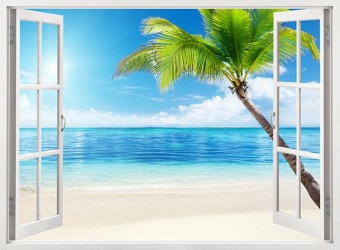 Окно на пляж В1-100 200*147